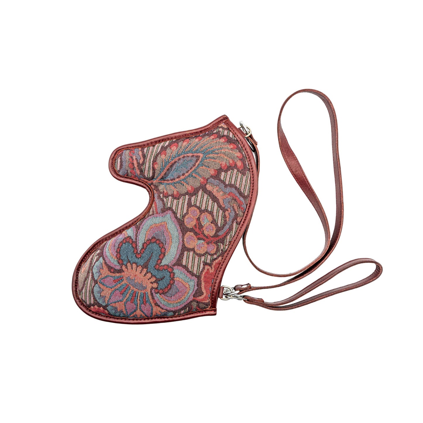 STELLA - Tracollina - horse bag - borsetta in canvas e pelle