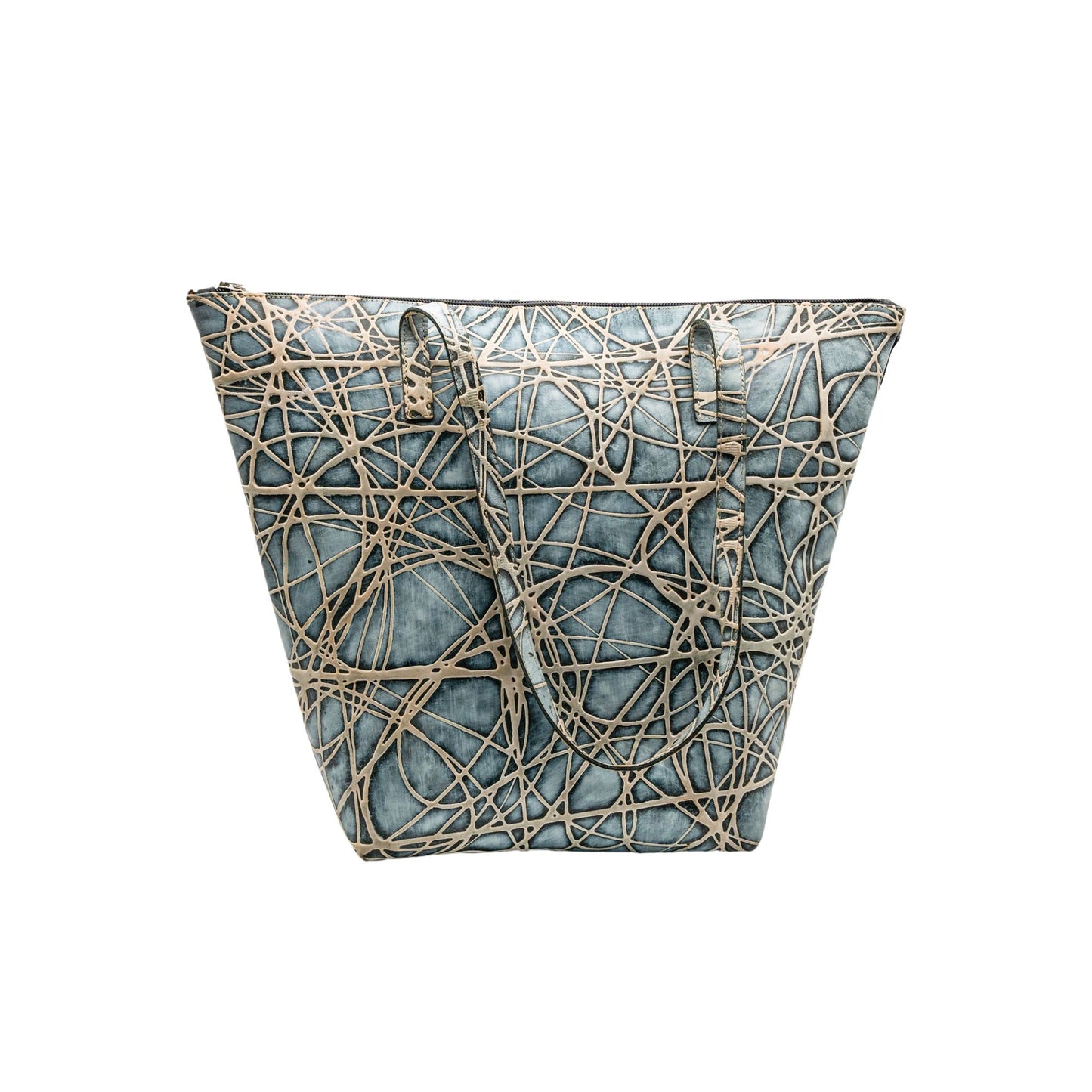 MANILA LIMITED - Shopper - Tote bag - Borsa con maniglie in pelle - pelle stampata