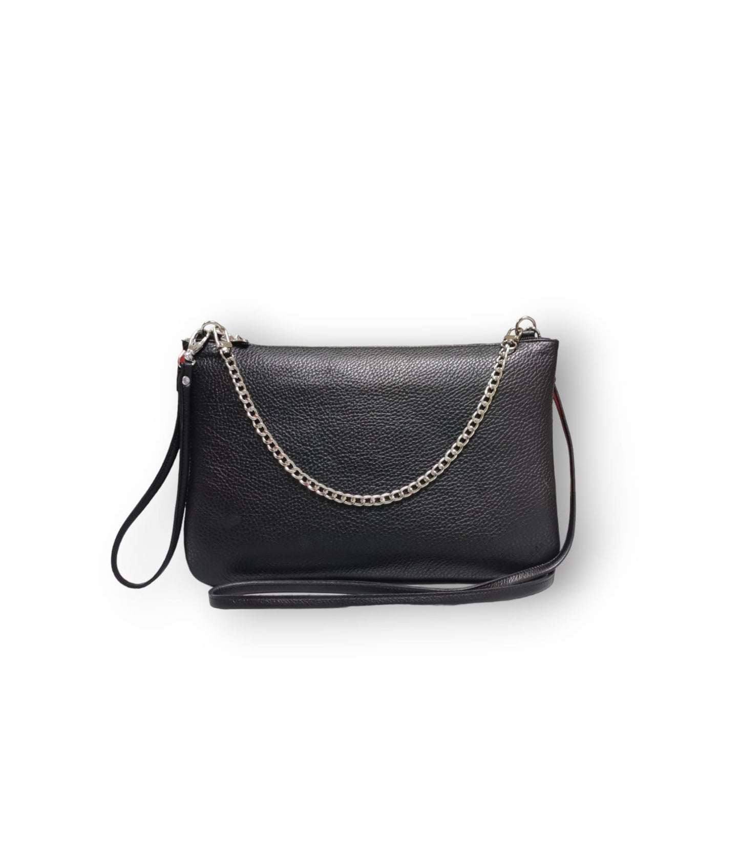 MARTINA - Pochette - borsa a mano in pelle martellata